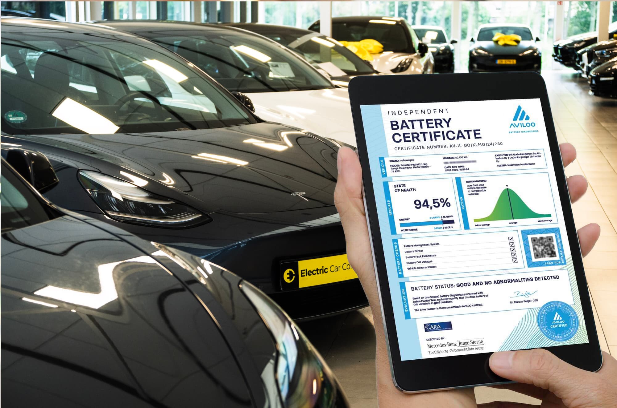 Aviloo SOH test - Batterij gezondheidstest